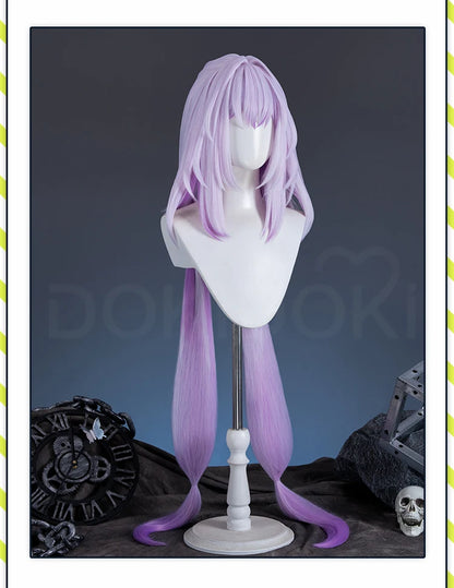 IN STOCK Castorice Hyacine Wig Game Honkai: Star Rail DokiDoki Halloween 100cm Long Hair Castorice Cosplay Headwear Free Cap