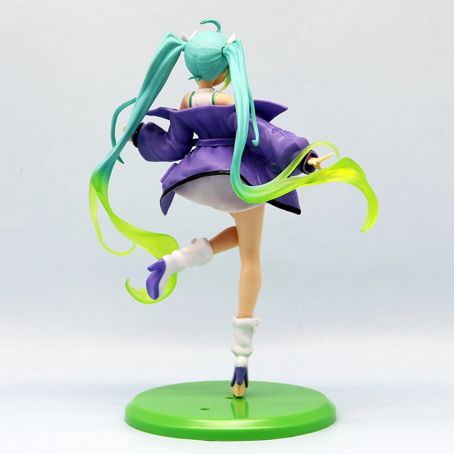 19cm Fashion Hatsune Miku Anime Figure Casual Clothing Miku Action Figures Fashion Girl Figurine PVC Collection Model Doll Toys