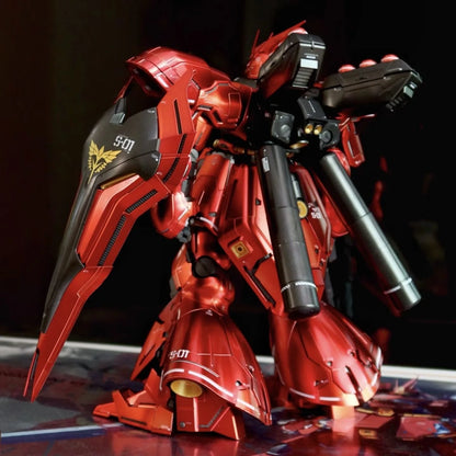 SIHAI Model SAZABI RG 1/144 MSN-04 Electroplate Version Assembly Model Kit Toys Action Figures Robot Plastic Model Kits Gift