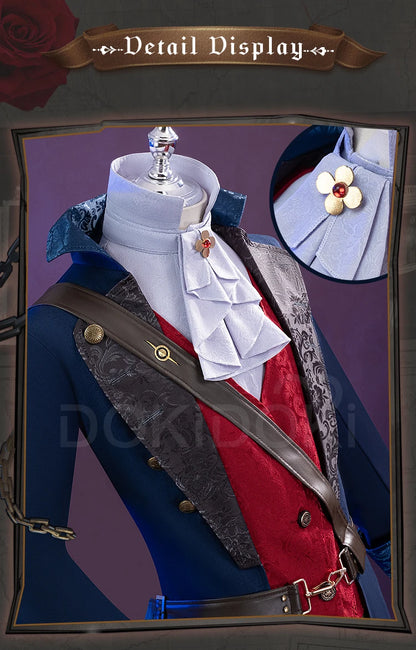 P Cosplay Costume Game Cosplay【S-2XL】DokiDoki-R Men Game Costume Medieval Suit P Cosplay Plus Size