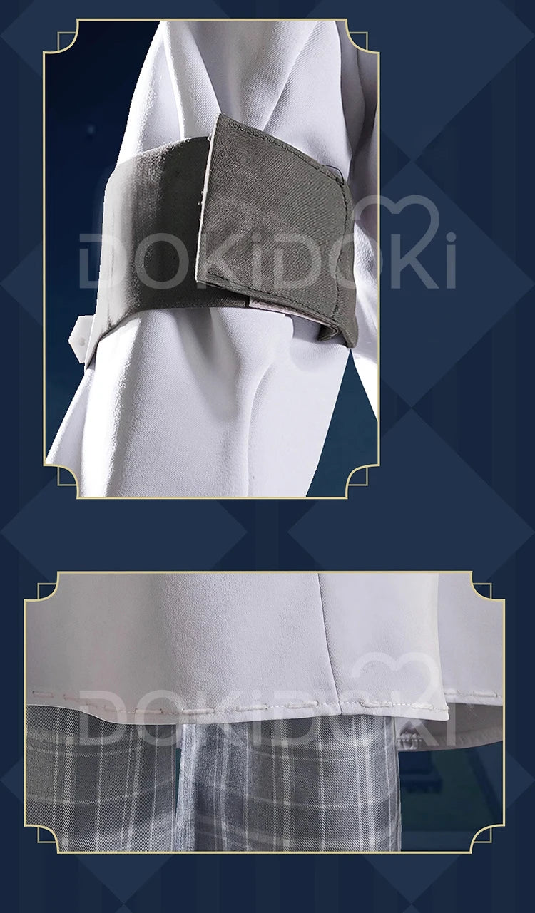 Gatto Embalmer Cosplay Costume Game Identity V【XS-2XL】DokiDoki-R Undertaker Aesop Carl Gatto Cosplay Men Costume Plus Size