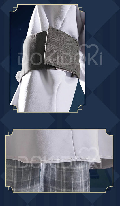 Gatto Embalmer Cosplay Costume Game Identity V【XS-2XL】DokiDoki-R Undertaker Aesop Carl Gatto Cosplay Men Costume Plus Size