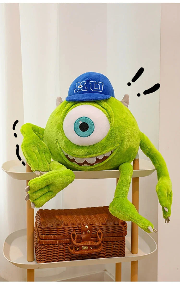 80cm Big Size Disney Mike Wazowsky Monsters University Monsters, Inc. Plushies Pillow Doll Stuffed Animal Cartoon Anime Toy Gift