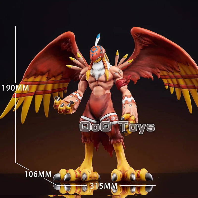 18cm Digimon Adventure Garudamon PVC Figure Model Statue Collectible Toy Gift - 19cm
