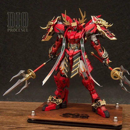 1/100 Date Masamune&Sanada Yukimura Series Alloy Die Casting Frame Action Figure Robot Ninja Assembly Model Desktop Decore Gifts