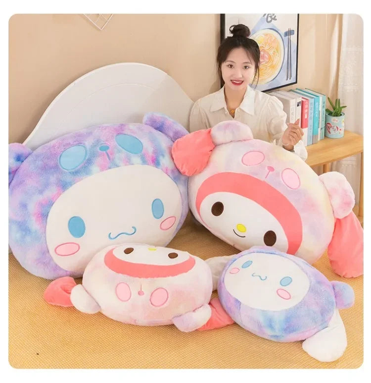 New Sanrio Plush Kuromi Plush Toys Kawaii Cute Cartoon Plush Toys Lovely Anime Pillow Stuffed Doll Kids Girl Toy Birthday Gift