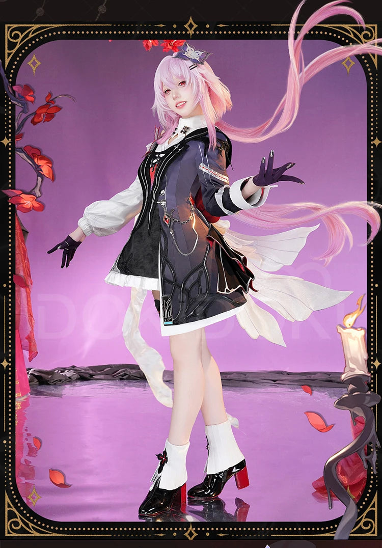 Evernight Cosplay Costume Game Honkai: Star Rail DokiDoki-R HSR March 7th SP Halloween Evernight Cosplay Costume Amphoreus