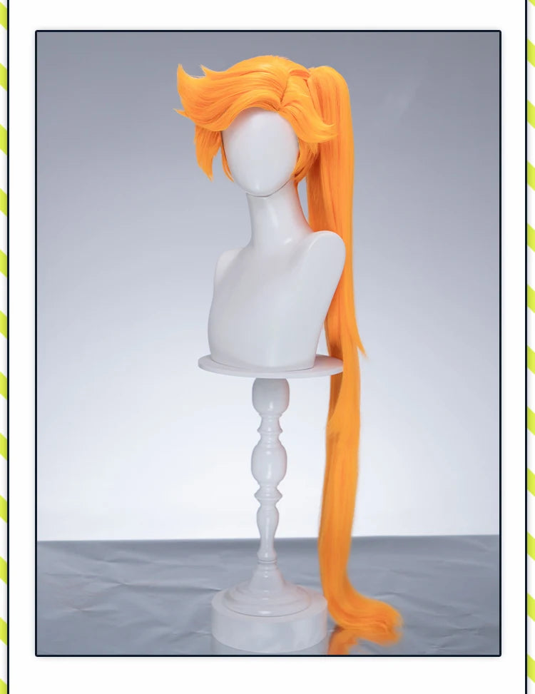 Alice Auriana Wig Anime LoliRock Cosplay Wig DokiDoki Women Pink Orange Long 100cm Curly Alice Cosplay Hair Free Wig Cap