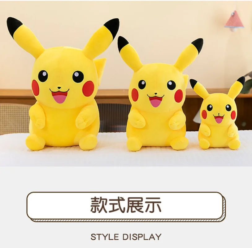 21/31/45CM Pokémon Pikachu Peluche Bulbasaur Psyduck Pokémon Anime Stuffed Animal Kawaii Comfortable Soft Doll Children Toy Gift
