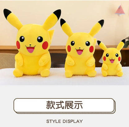 21/31/45CM Pokémon Pikachu Peluche Bulbasaur Psyduck Pokémon Anime Stuffed Animal Kawaii Comfortable Soft Doll Children Toy Gift