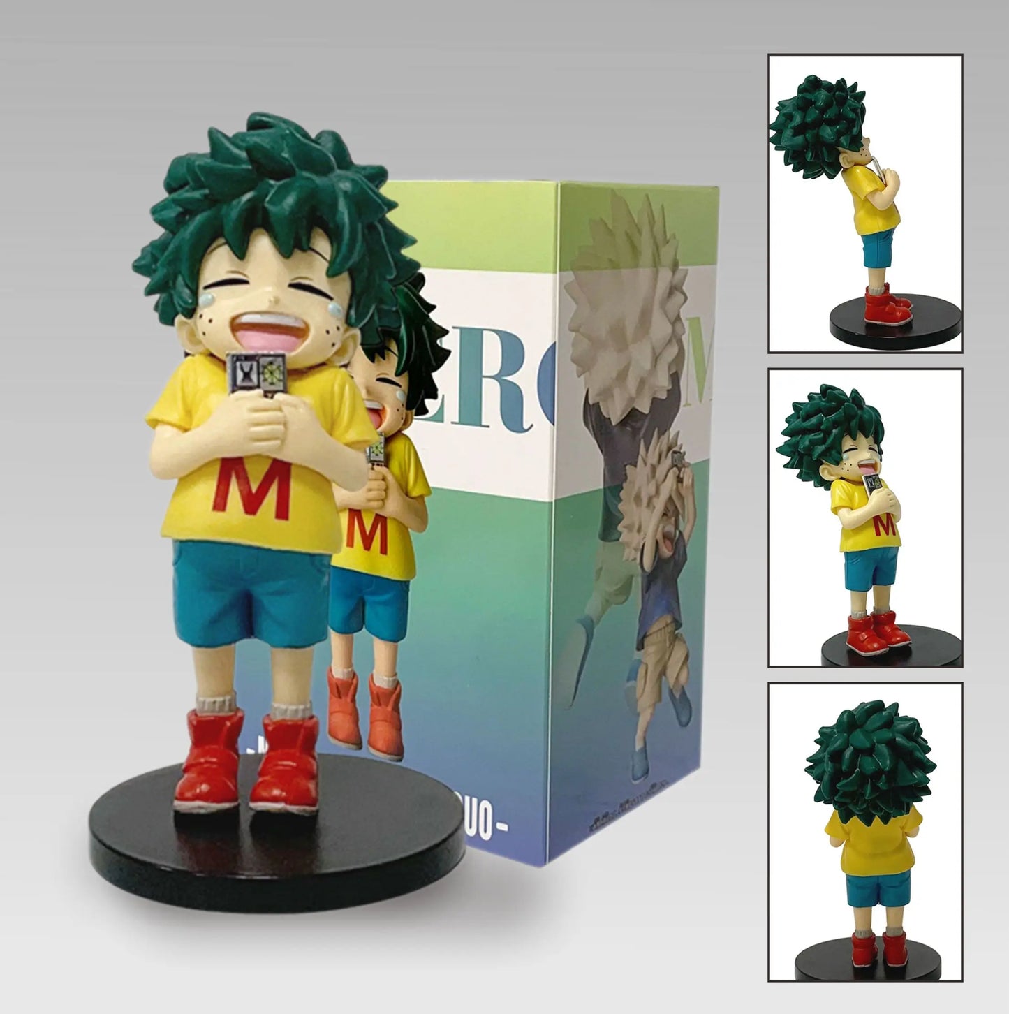 New Style | My Hero Academia Childhood Izuku Midoriya / Childhood Katsuki Bakugo Figure Model Decoration Doll, Anime Merchandise