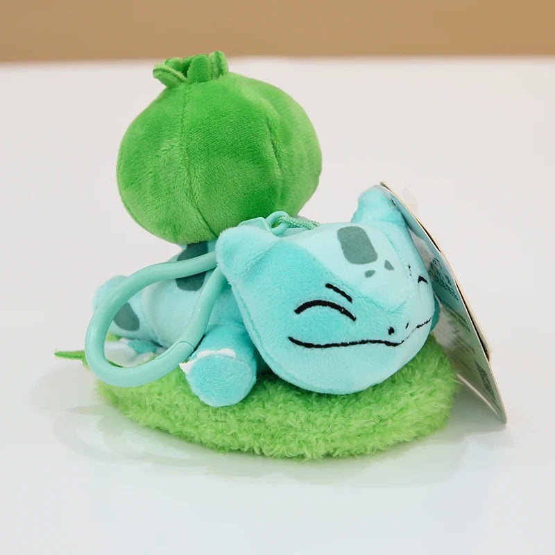 Animal Pokemon Pikachu Eevee Bulbasaur Charmander Jigglypuff Squirtle Kawaii Plush Toys Pendant Keyring Keychain Birthday Gifts
