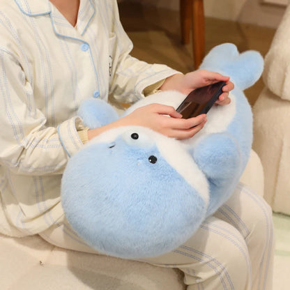 70cm Ocean Themed Decorative Pillow Chubby Dolphin and Seal Plushies Soft Toy Large Plush Sleeping Pillow Girl Boy Gift
