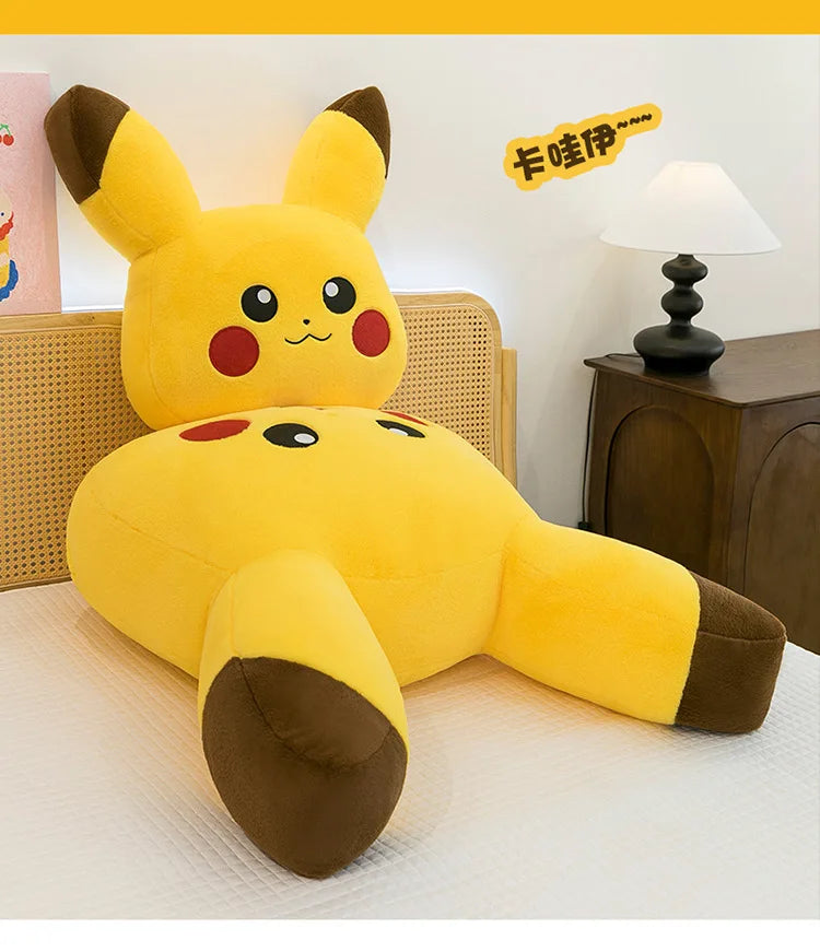 90cm Super Big Size Pokemon Pikachu Anime Plush Stuffed Doll Kawaii Room Decorated with Plushies Pillow Holiday Gifts