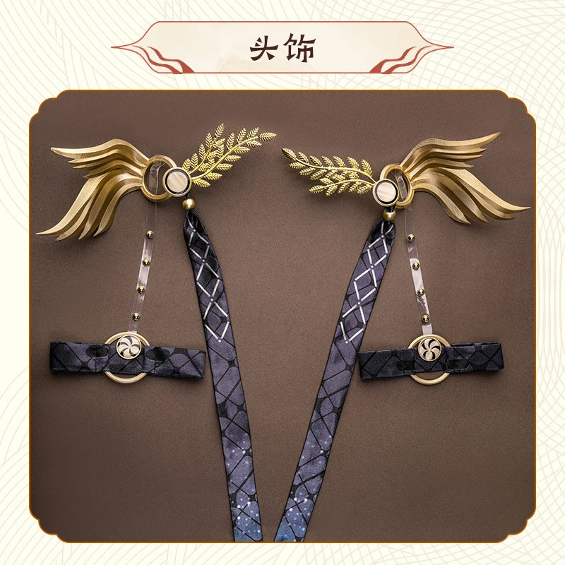 Wuthering Waves Iuno Cosplay Costume Wig Dress Headwear Shorts Rinascita Carnival Halloween Party for Women Girls Props iCoser