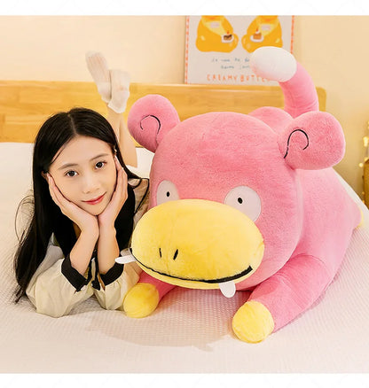 45/60/80CM Big Size Pokemon Slowpoke Plushies Cartoon Anime Plush Soft Doll Pillow Kawaii Stuffed Plushie Give Gift To Children