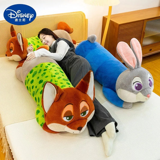 85/105/125cm Super Big Size Judy Hopps Zootopia Anime Plush Stuffed Doll Kawaii Nick Wilde Plushies Children Pillow Holiday Gift