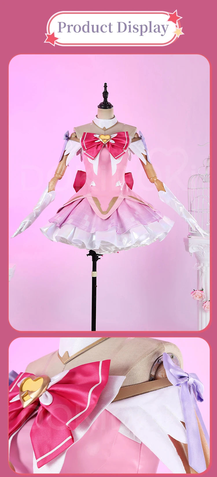 Juno Kiriko Cosplay Costume Game Cosplay【XS-2XL】DokiDoki-R Women Costume Magic Girl Juno Cosplay Plus Size Halloween