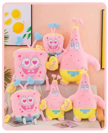 45-100CM SpongeBob SquarePants Patrick Star Doll Anime Cartoon Plush Toy Soft Cute Stuffed Collection Children's Birthday Gift