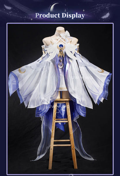PRE SALE UWOWO Columbina Cosplay Game Genshin Impact Columbina 'Damselette' Snezhnaya Cosplay Costume Halloween Costume