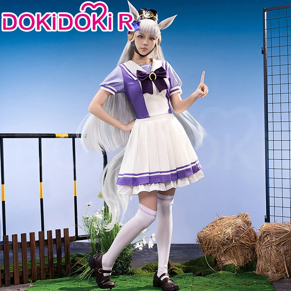 IN STOCK Mejiro McQueen Toukai Teiou Gold Ship Cosplay Costume Game【XS-3XL】DokiDoki-R Halloween Uniform Plus Size
