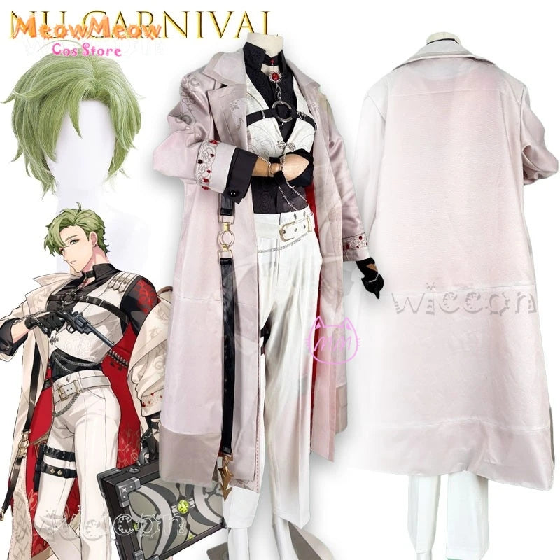 Aulwen Silver Bullet Nu Carnival Confessor Adult Polyester Costume