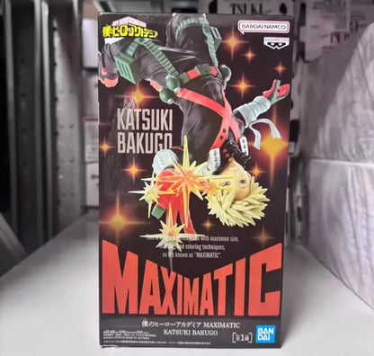 Banpresto In Stock Original Maximatic My Hero Academia Midoriya Izuku Bakugou Katsuki Todoroki Shoto Figure Model Boxed Toy Gift
