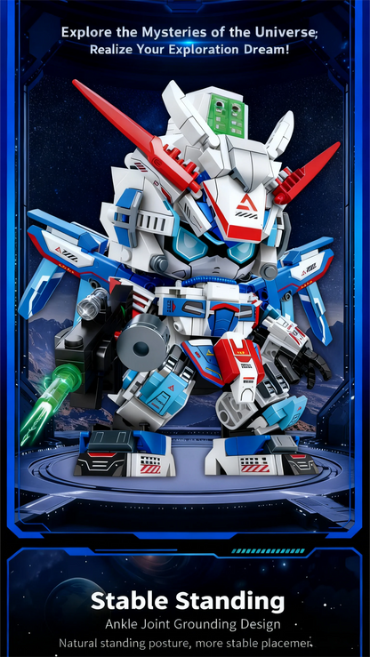 2025 STEM Building Blocks Kit, DIY Mecha Robot Model Educational Construction Toys for Kids Ages 8-12, Creative Birthday Gift