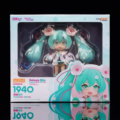 10cm #1939 Hatsune Miku Anime Figure Virtual Idol Singer #1940 Miku Action Figure PVC Collection Model Doll Christmas Toys Gifts