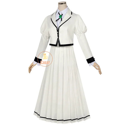 Anime Rock Is A Lady's Modesty Otoha Kurogane Cosplay Costume Wig JK Skirt Lilisa Suzunomiya Halloween for Women Carnival iCoser