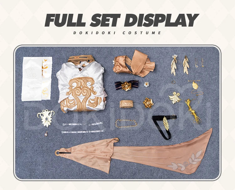 IN STOCK Aglaea Cosplay Costume Game Honkai: Star Rail【XS-3XL】DokiDoki-N HSR Women Halloween Dress Amphoreus Aglaea Plus Size