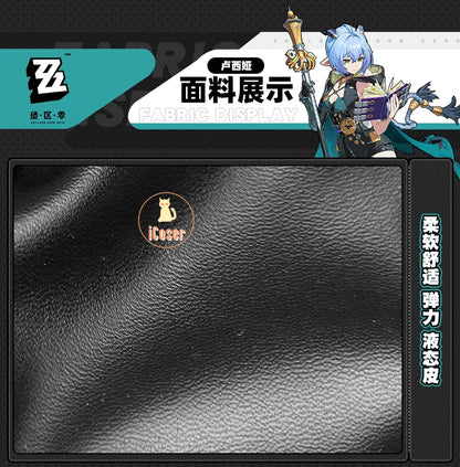 Zenless Zone Zero Lucia Cosplay Costume Wig Uniform Horns Headwear Tail Spook Shack Halloween Party for Women Girls Role Play