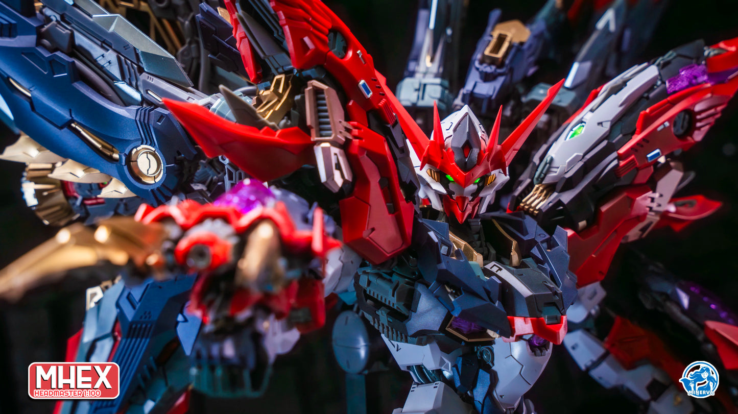 Minerva Hobby LINGXUZI Head Carving Replace Head For MG Barbatos Sky Defender Assembly Model Kit Toy GK Model Accessory Gift