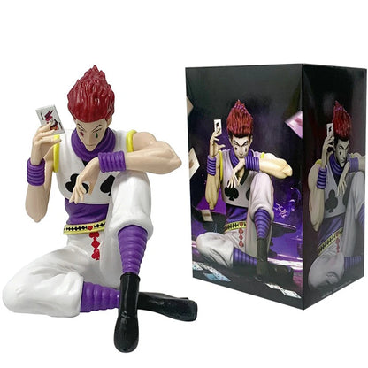 11cm Hunter x Hunter Chrollo Lucilfer Anime Figure Hisoka Action Figure Killua Zoldyck Kurapika Figurine Collectible Model T