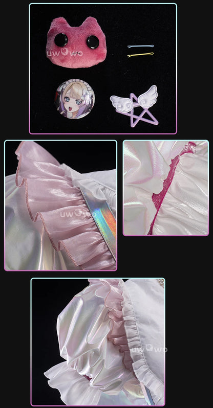 IN STOCK UWOWO KAngell Cosplay Game Needyy Streamerr Overloadd KAngell  Magical Girl Fanart Cosplay Costume Halloween Costume