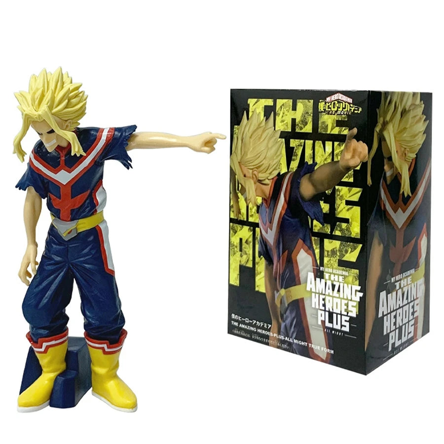 18cm Boku No Hero Academia Bakugo Katsuki PVC Action Figure Midoriya Izuku Todoroki Shoto Collectible Toy - With Box 1