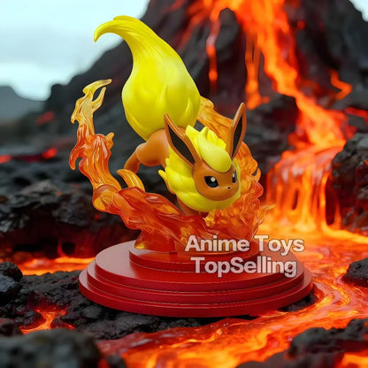 9cm Anime Pokemen Figure Flareonn Action Figures Pvc Collection Model Toys for Children Gifts