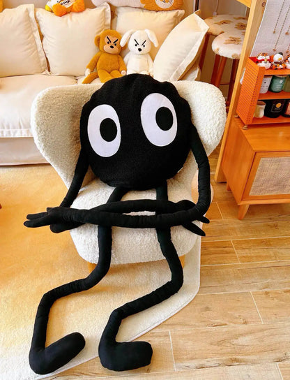 2M Giant Ferry Plush Green Alien Monster Toy Stuffed Long Legs Octopus Throw Pillow Boyfriend  Red Heart Eye Decor Cushion