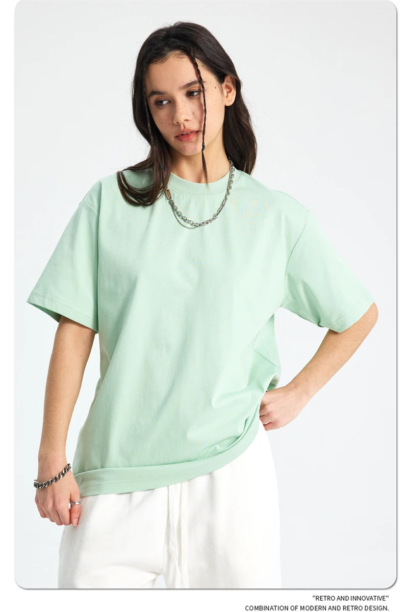 ZODF Fashion 2025 Summer Men Sorona T-Shirts Unisex Casual Cool Feeling Quick Dry O Neck 245gsm T Shirt Brand Tees HY1032