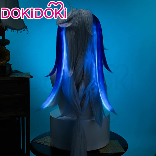 Mavuika/Raiden Shogun/Neuvillette/Venti Luminous Wig Game Genshin Impact DokiDoki Baal Cosplay Neuvillette Front Lace Wig