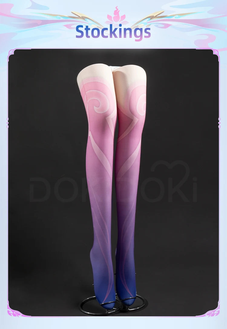 Lux Luxannaa Cosplay Costume Game DokiDoki-R Women Spirit Blossom Costume Lux Cosplay Dress Halloween