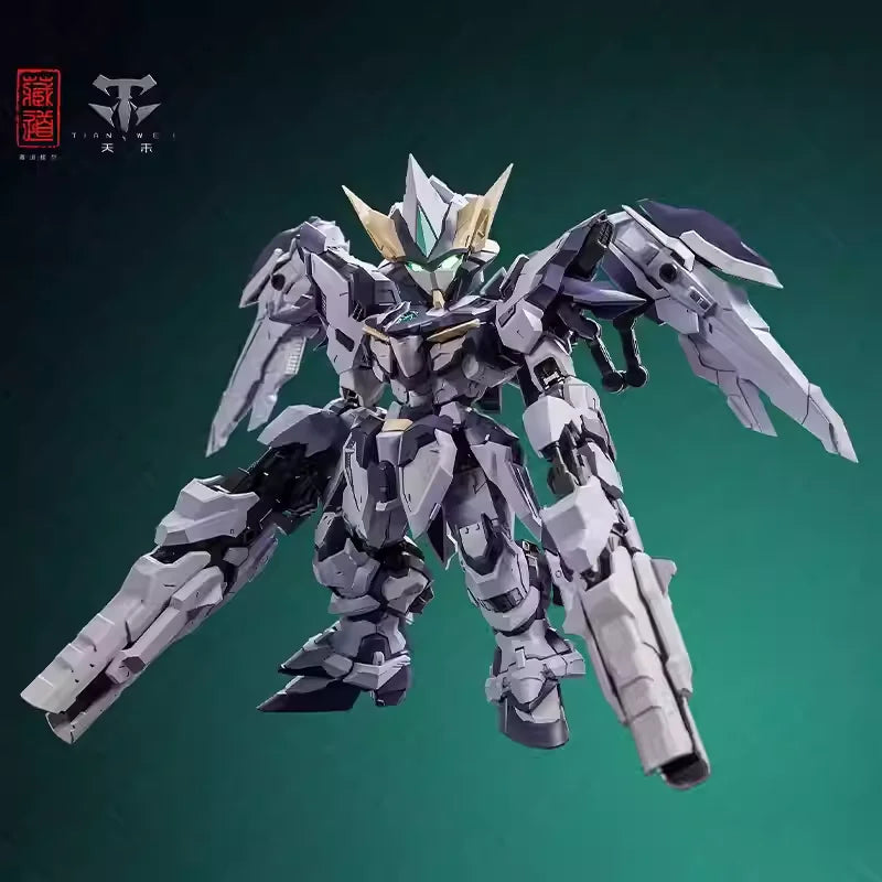 Cangdao Model Chuangshen Tgm Series Tianfa Tianwe Sd-Style Abs Model Kit Plastic Model Mecha Action Figures Collectible Toy Gift