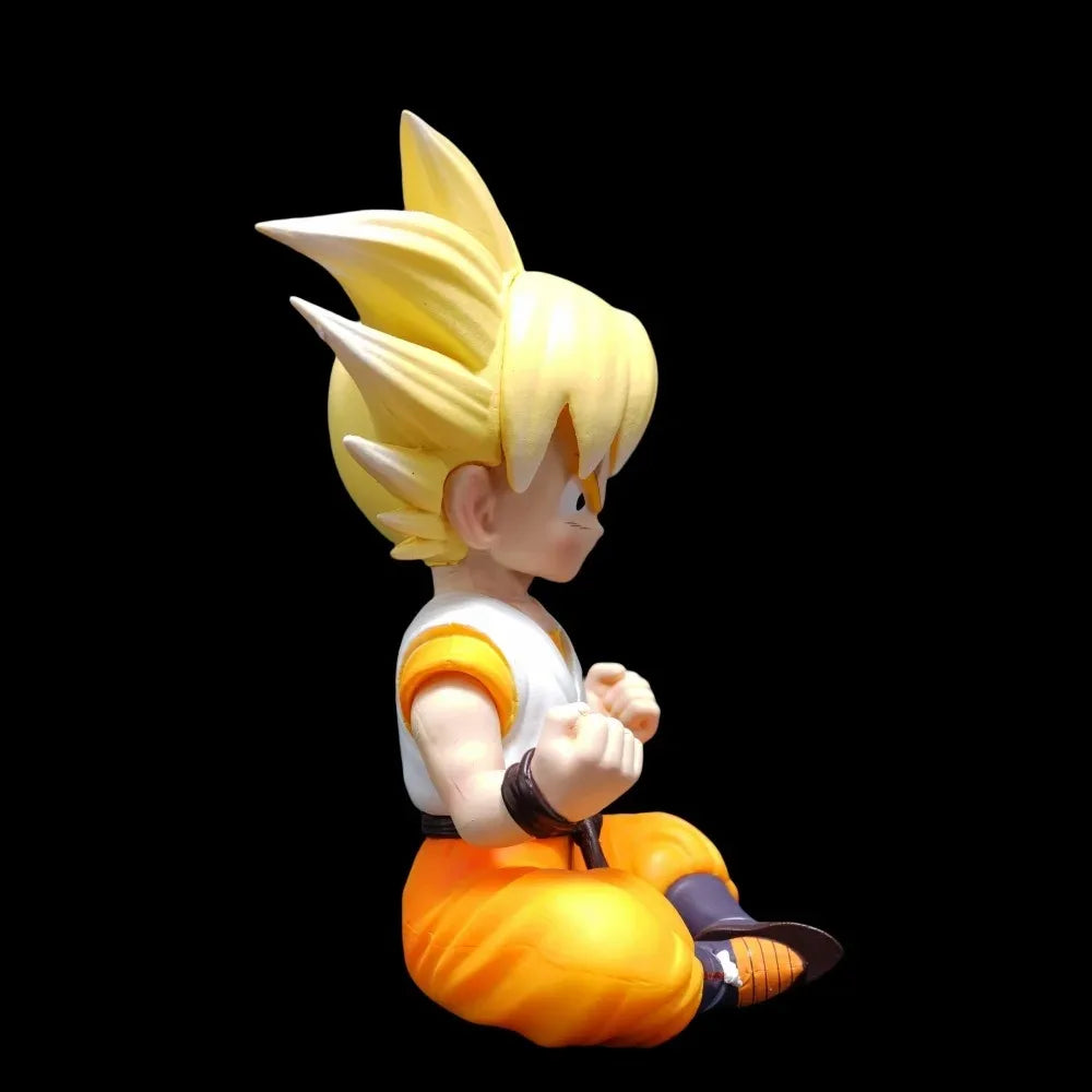11cm Anime Dragon Ball Goku PVC Action Figure Desktop Ornament Model Toy Gift