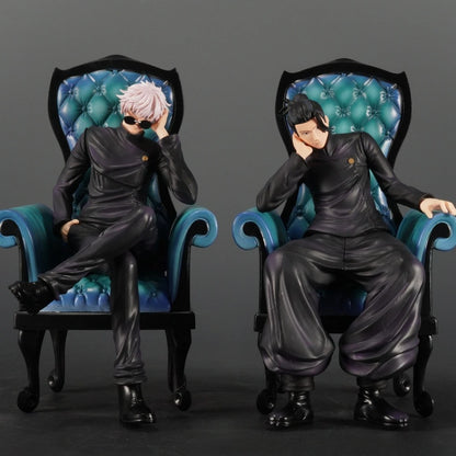 24cm Anime Jujutsu Kaisen PVC Action Figure Geto Suguru Gojo Satoru Statue Model Toy Gift