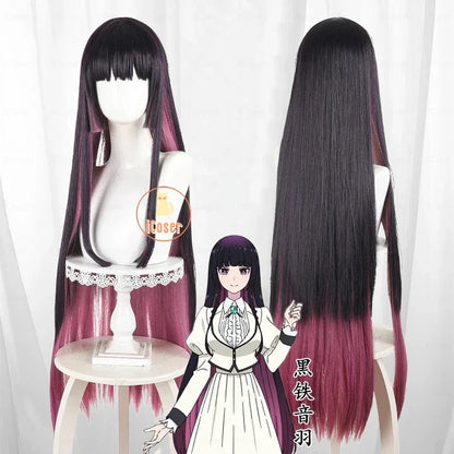 Anime Rock Is A Lady's Modesty Otoha Kurogane Cosplay Costume Wig JK Dress Lilisa Suzunomiya Halloween for Women Girls Carnival