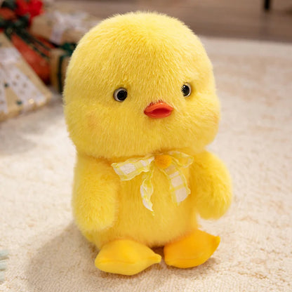 Cartoon Farm Animal Cute Duck Plush Toy Kawaii Plushies Yellow White Baby Duck Soft Doll Birthday Gift For Girl Boy