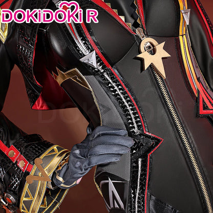 IN STOCK Mavuika Cosplay Costume Game Genshin Impact Cosplay【XS-2XL】DokiDoki-R Pyro Archon Mavuika Women Black Costume Plus Size