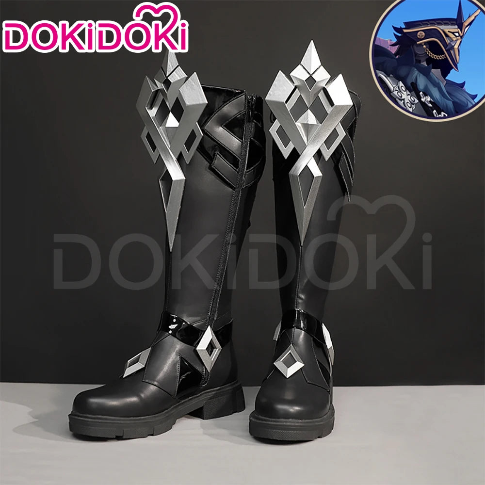 Captain Capitano Citlali Ororon Shoes Game Genshin Impact DokiDoki Men Women Capitano Cosplay Long Boots
