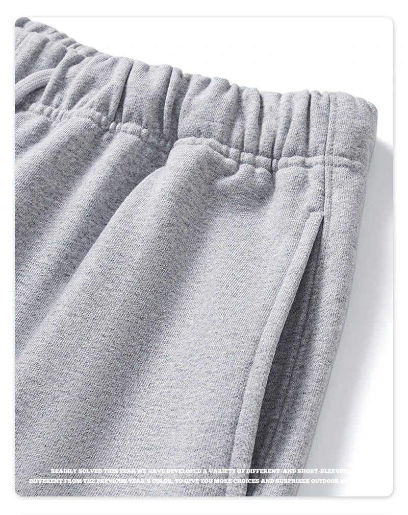 ZODF 2025 Winter Man Basic 420gsm Straight Pants Unisex Loose Clean Fit Sport Trousers Brand Streetwears HY0061