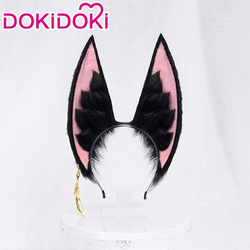 Xilonen Feixiao Von Lycaon Alastor Maomao Seth Tighnari Ears Cosplay DokiDoki Ears Cosplay Halloween Cosplay Props Christmas